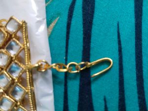 Gold-Tone Kundan Bracelet