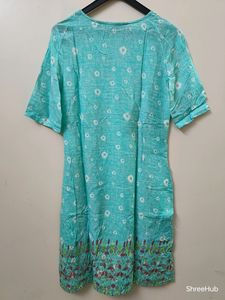A Line Short Printed Kurti