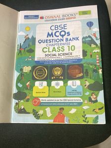 Oswaal CBSE Class 10 Social Science MCQs