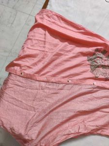 A-line Pink Kurta