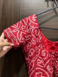 Bandhani Red Blouse for ladies ♥️