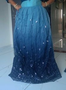 (New) Stunning Blue Chaniya Choli Set