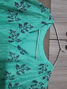 A Line Net Kurta