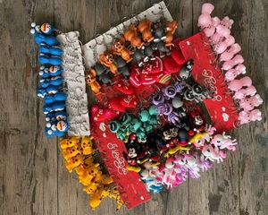 12 pieces Cute Character Keychain Collecti