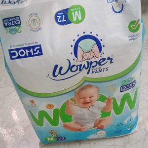 Wowper Fresh Pants Diapers M (72 pcs)