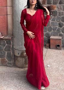 red saree