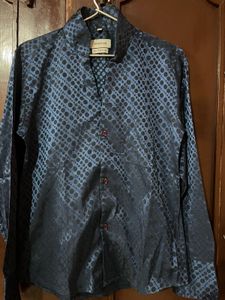 Aqua Blue Polka Dot Shirt