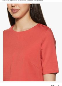 Marks &amp; Spencer Women's Coral Top