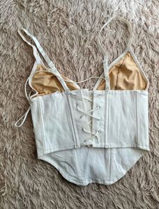 Imported White Glassons Corset
