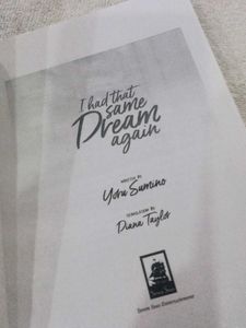 I Had That Same Dream Again Book