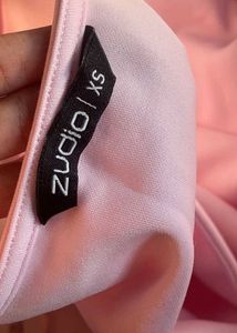 Cute Pink V-Neck Dress