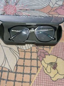 Black Long Vision Spectacles With Blue-Cut Lens