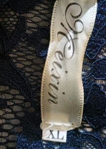 Negotiable- Blue Lace Formal Dress