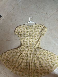 Cute Floral Print Midi Dress