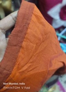 Rust &amp; Gold Embellished Saree Blouse