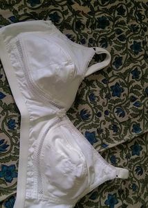 Innocence White  Cotton Bra 34 Size