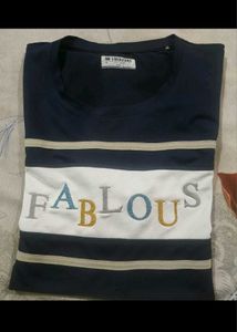 Navy Blue "Fabulous" Graphic T-Shirt