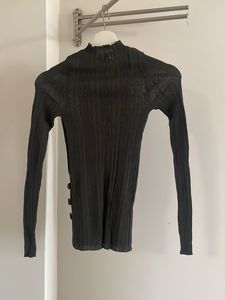 Ribbed Longline Pullover
