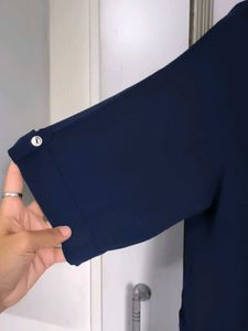 Navy Blue Shirt Kurti