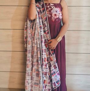 Beautiful Pink Floral Dress