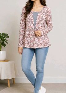 Floral Print Long Sleeve Top