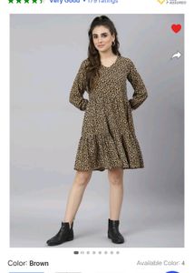 Animal Printed Dress