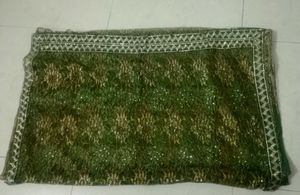 Eyecatcher Green Net saree