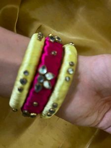 Designer Silk Thread Bangles