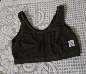 Comfortable Dark Brown Sports Bra