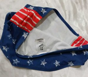 American Flag Bikini Top panty set