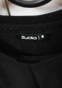 Men's Textured Black T-Shirt