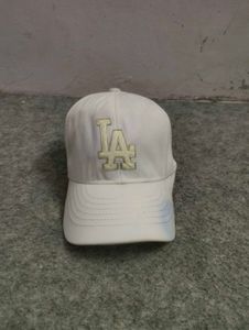 White LA Dodgers Baseball Cap
