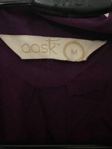 A Line Purple Dress