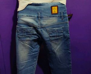 High Waisted Button-Up Jeans