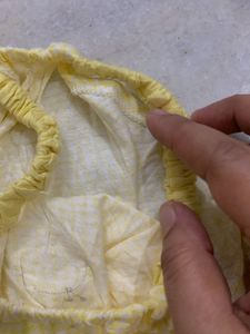 Cute Baby Girl's Yellow Bee Romper