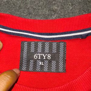 Red Graphic Sweatshirt