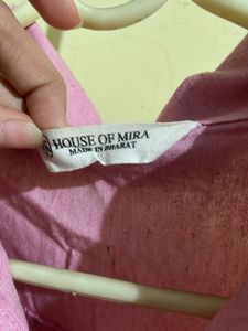 Pink Oversized Button-Up Shirt