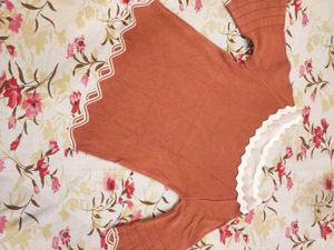 Terracotta Bell Sleeve Top