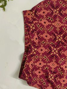 Maroon Kurta Set with Pants✨✨♥️♥️