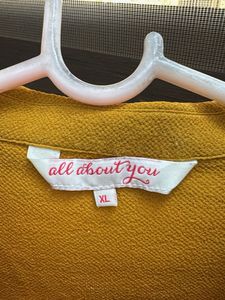 Mustard Yellow Textured Shirt
