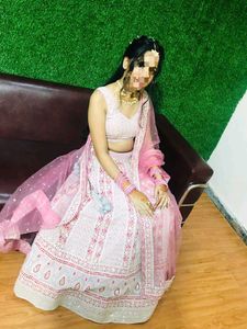 Pink Barbie Flared Hot Sexy Lengha Choli Lehenga