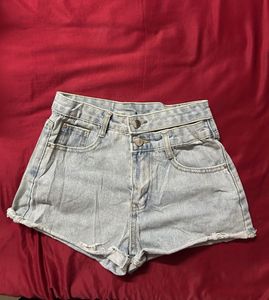 Light Wash Denim Shorts