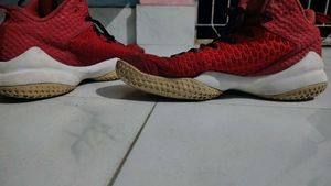 Red PEAK Basketball Shoes