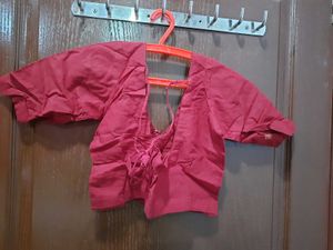 New Maroon Cotton Blouse