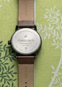 Fastrack Watch with Brown Strap