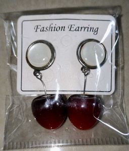 Cherry Drop Earrings