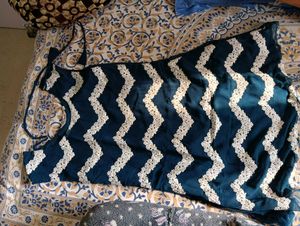 Stylish Blue Ethnic Kurta Set(sharara)