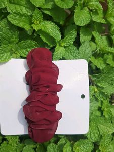 Maroon Shiny Hair Clip