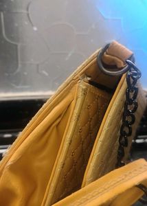 Quilted Chain Strap Crossbody Bag