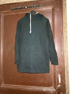 Stylish Black Hoodie Tunic for Women